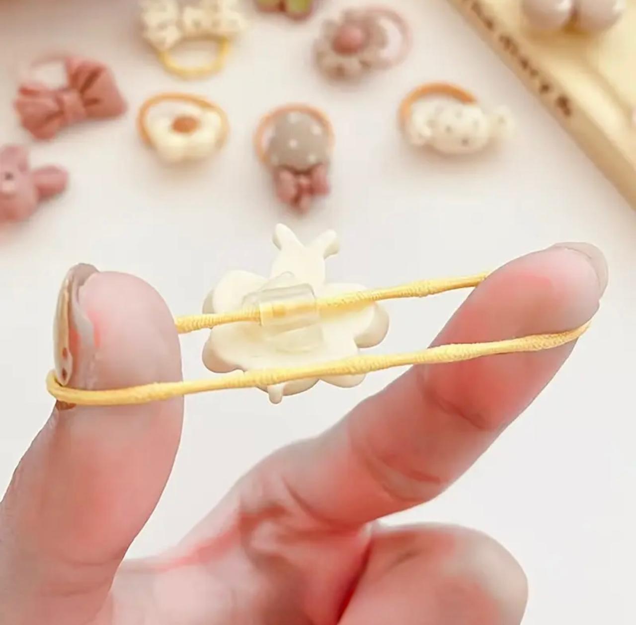 Cartoon-Theme Resin Hair Clips