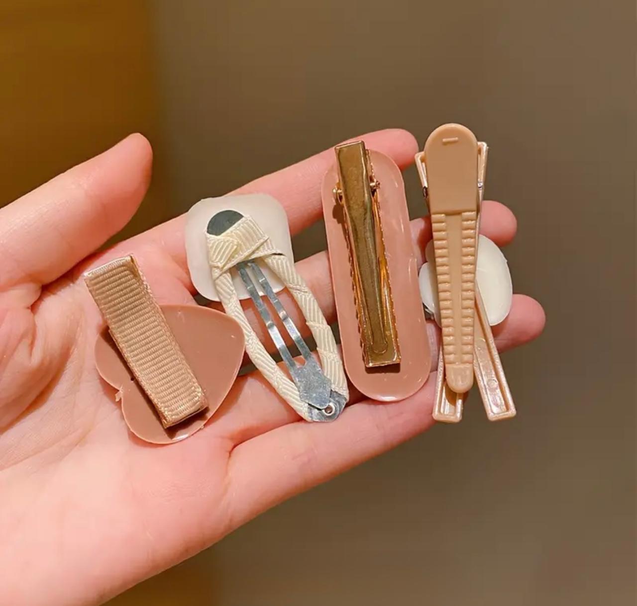 Preppy Style Cartoon Hair Clips